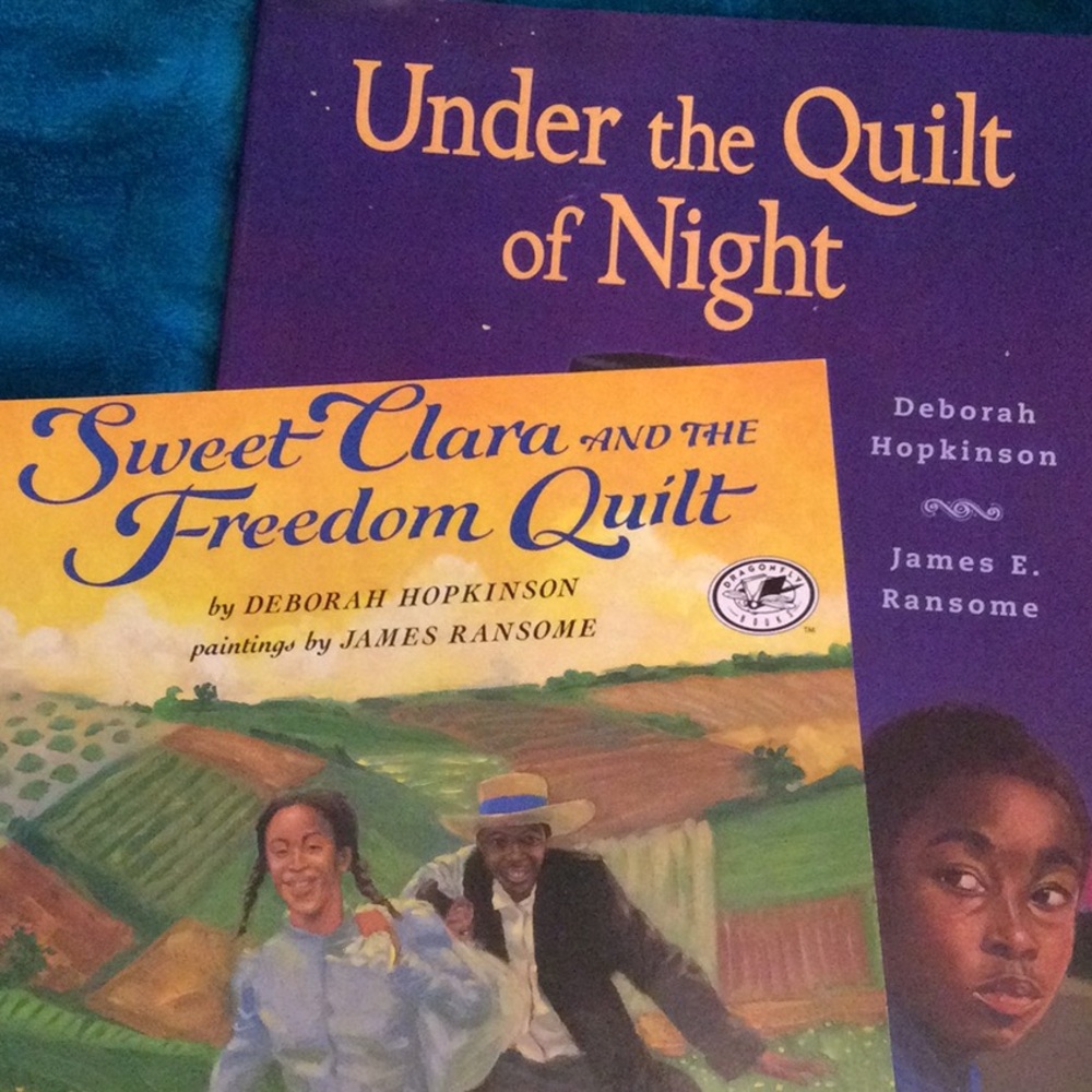 “Sweet Clara and the Freedom Quilt” and companion “Under the Quilt of Night”